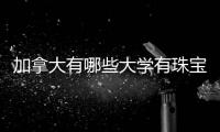 加拿大有哪些大学有珠宝鉴定与设计专业？